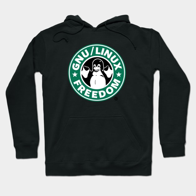 GNU Linux - Freedom Hoodie by cryptogeek